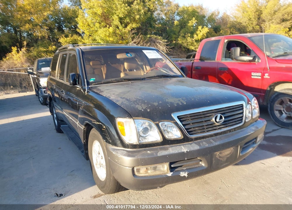 2000 LEXUS LX 470 VIN: JT6HT00W3Y0107254