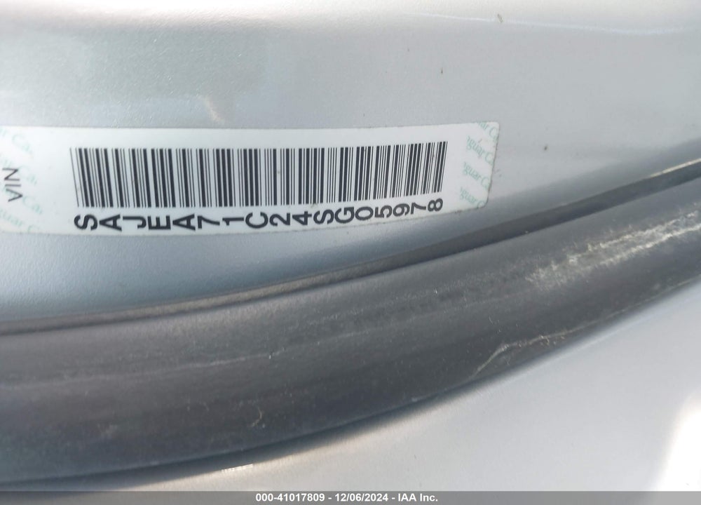 2004 JAGUAR XJ XJ8 VIN: SAJEA71C24SG05978