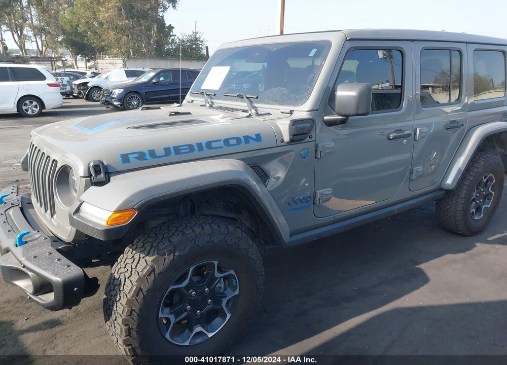 2022 JEEP WRANGLER 4XE UNLIMITED RUBICON 4X4 VIN: 1C4JJXR60NW250182