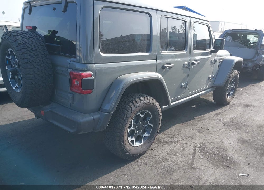 2022 JEEP WRANGLER 4XE UNLIMITED RUBICON 4X4 VIN: 1C4JJXR60NW250182