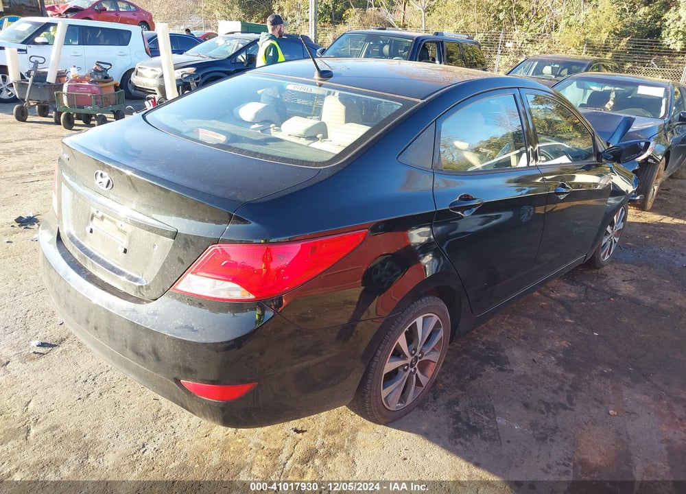 2017 HYUNDAI ACCENT VIN: KMHCT4AE4HU348325