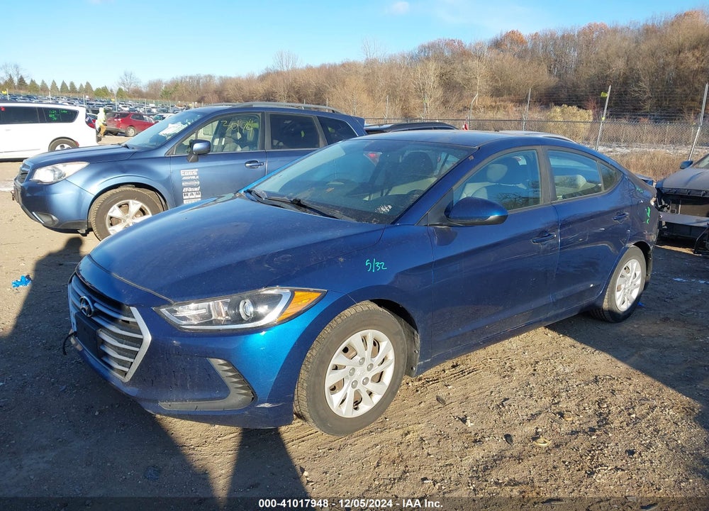 2018 HYUNDAI ELANTRA VIN: 5NPD74LFXJH359445