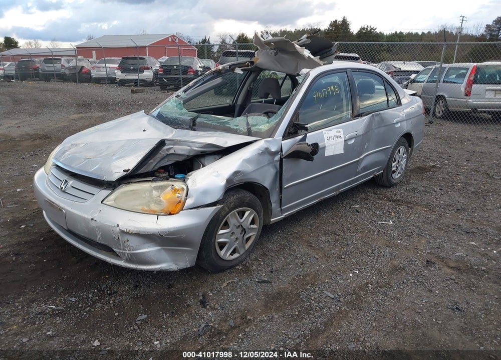 2003 HONDA CIVIC LX VIN: 2HGES15513H536922