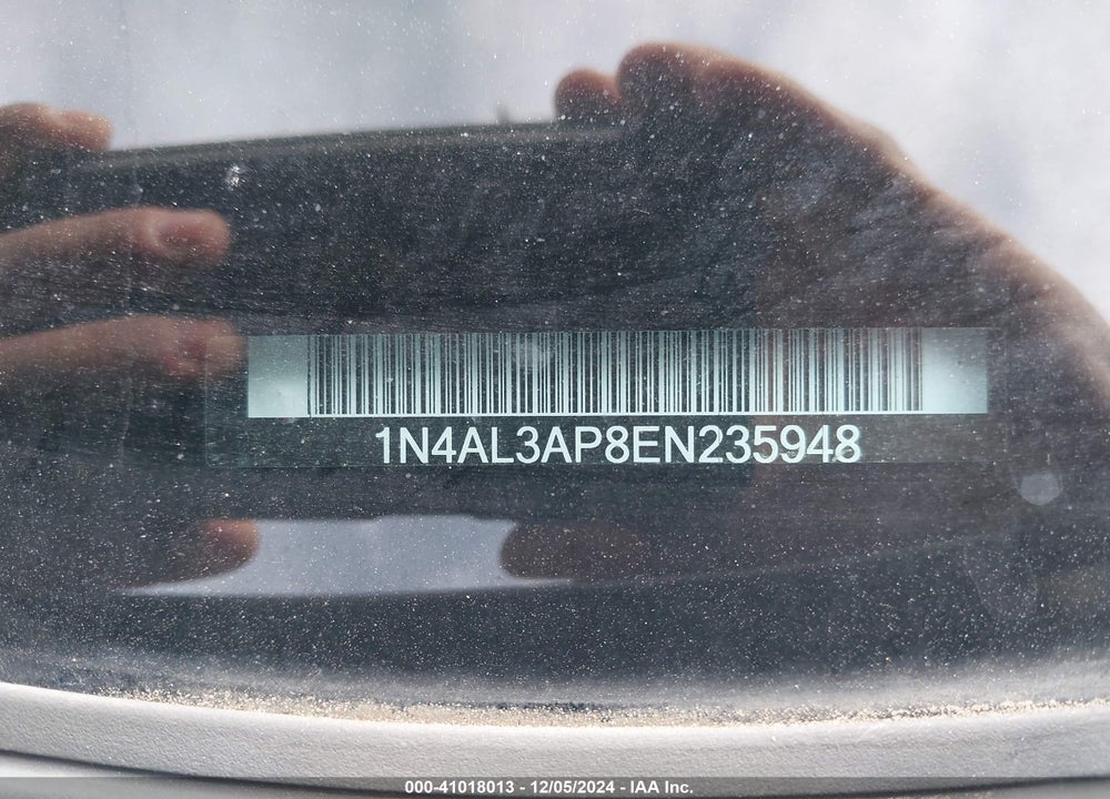 2014 NISSAN ALTIMA VIN: 1N4AL3AP8EN235948
