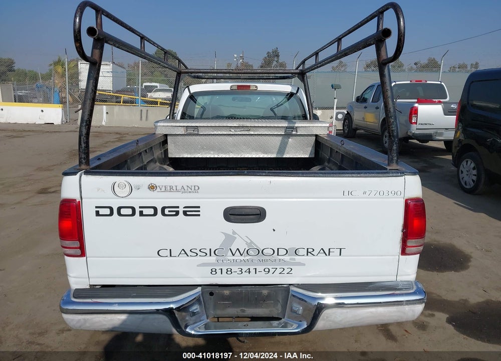1999 DODGE DAKOTA SLT/SPORT VIN: 1B7FL26X6XS141882