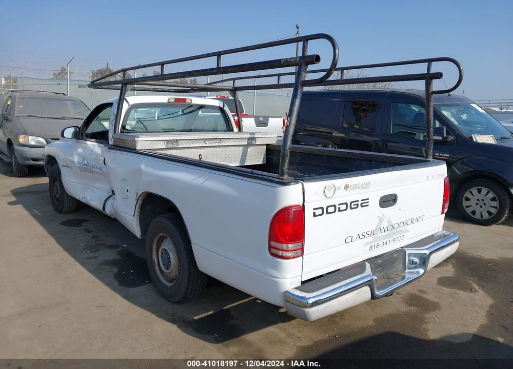 1999 DODGE DAKOTA SLT/SPORT VIN: 1B7FL26X6XS141882