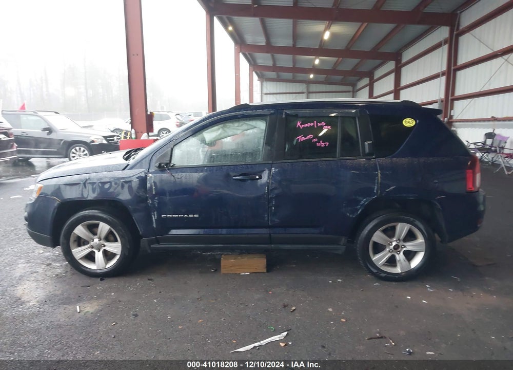 2016 JEEP COMPASS LATITUDE VIN: 1C4NJDEB2GD542482