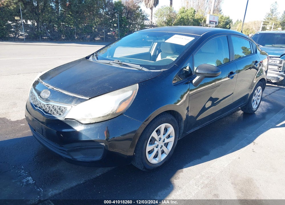 2013 KIA RIO LX VIN: KNADM4A38D6204194