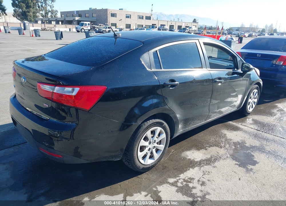 2013 KIA RIO LX VIN: KNADM4A38D6204194