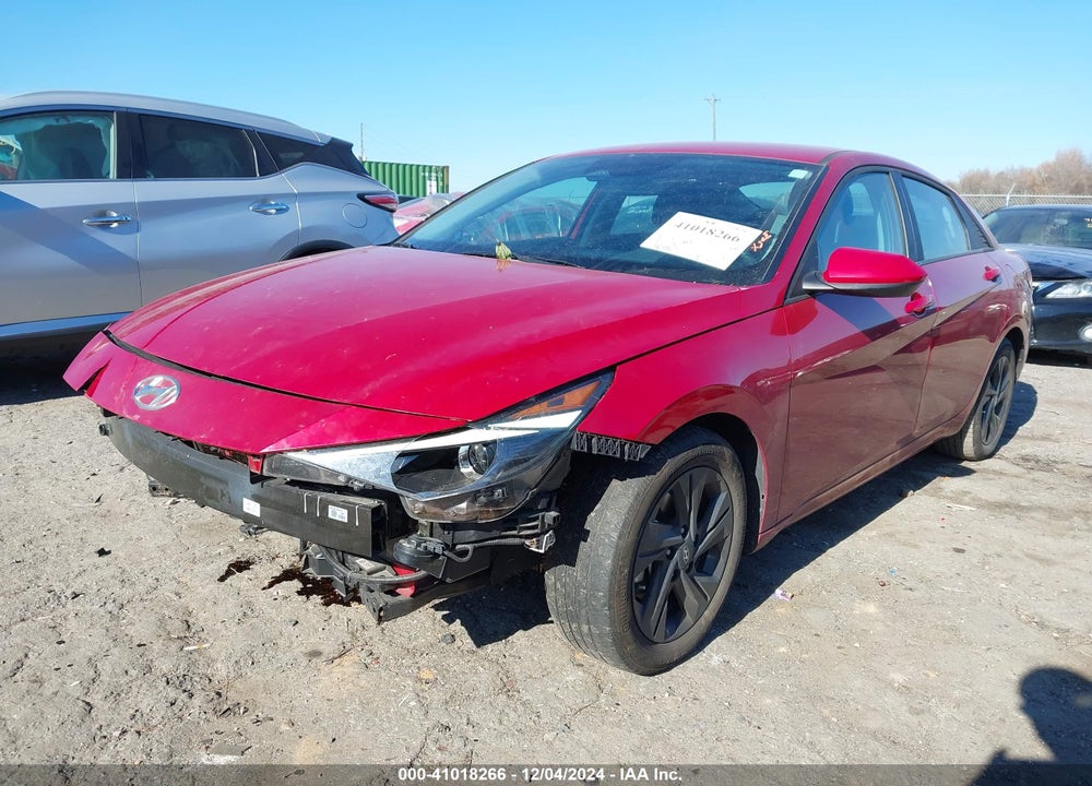 2022 HYUNDAI ELANTRA VIN: KMHLS4AG7NU321538