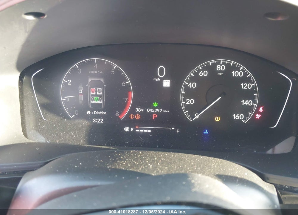 2022 HONDA CIVIC VIN: 2HGFE1F73NH315966