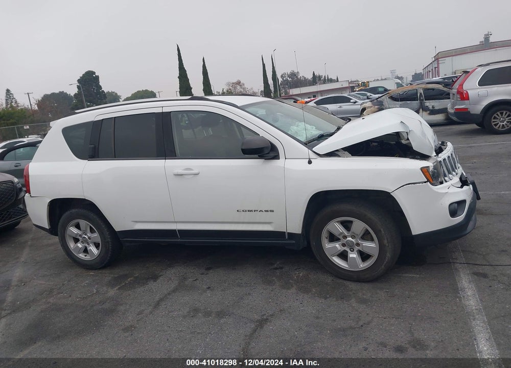 2014 JEEP COMPASS SPORT VIN: 1C4NJCBA9ED539307