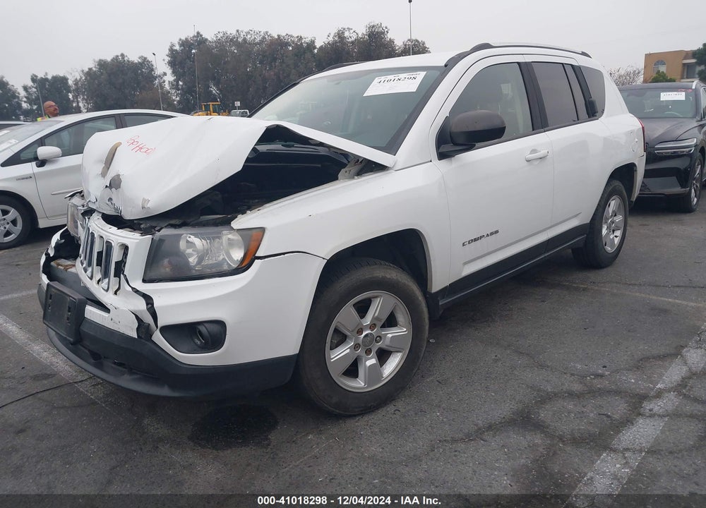 2014 JEEP COMPASS SPORT VIN: 1C4NJCBA9ED539307