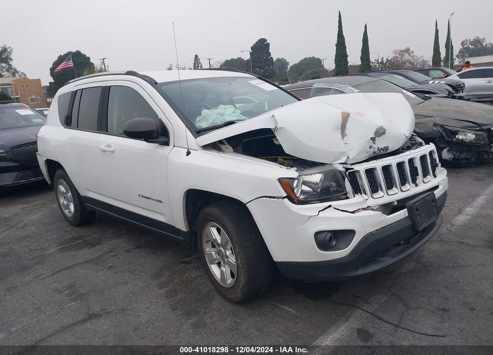 2014 JEEP COMPASS SPORT VIN: 1C4NJCBA9ED539307