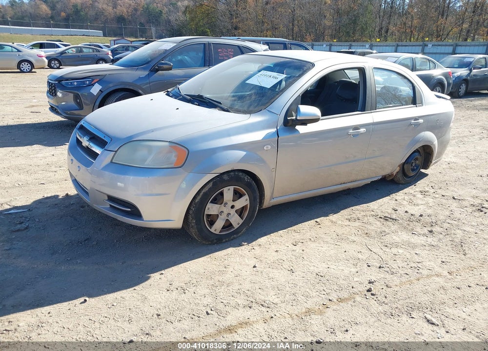 2008 CHEVROLET AVEO LS VIN: KL1TD56688B138113