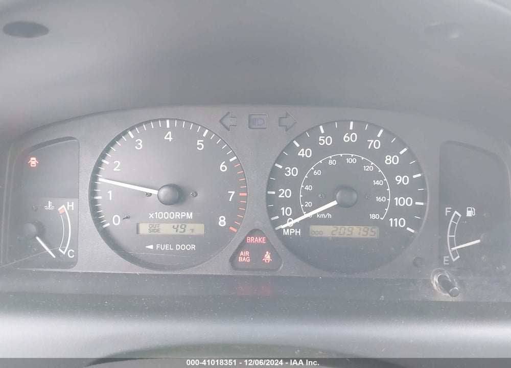 2001 CHEVROLET PRIZM LSI VIN: 1Y1SK52891Z436695