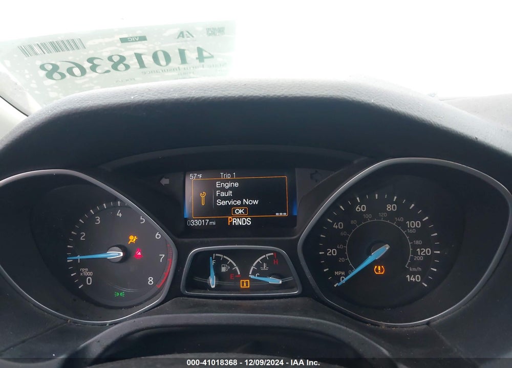 2017 FORD FOCUS VIN: 1FADP3FE4HL282130