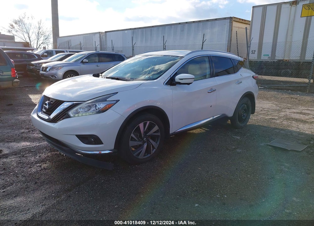 2018 NISSAN MURANO PLATINUM VIN: 5N1AZ2MG1JN110889