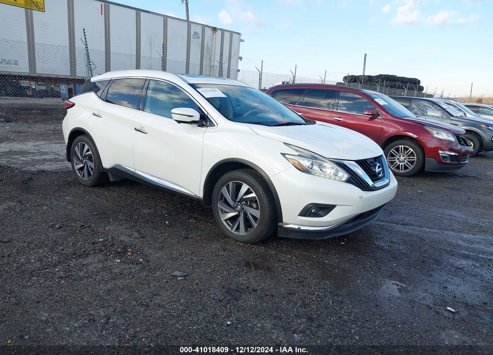 2018 NISSAN MURANO PLATINUM VIN: 5N1AZ2MG1JN110889