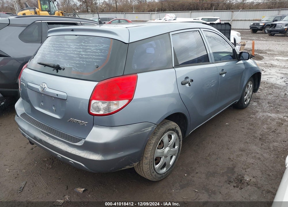 2004 TOYOTA MATRIX STANDARD VIN: 2T1KR32E94C170569