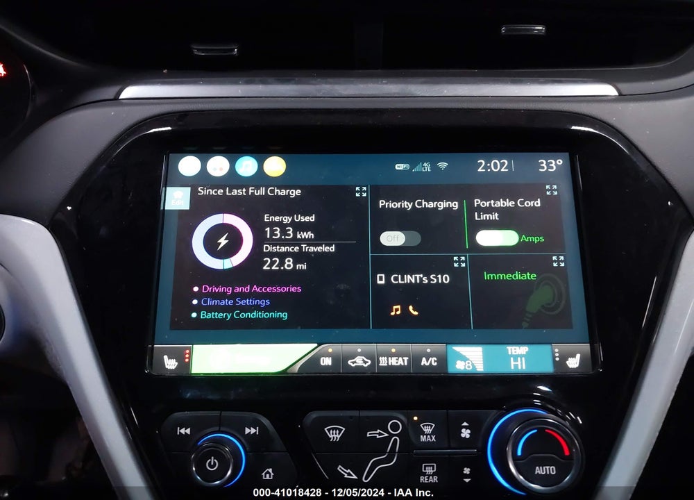 2020 CHEVROLET BOLT EV FWD PREMIER VIN: 1G1FZ6S07L4147194