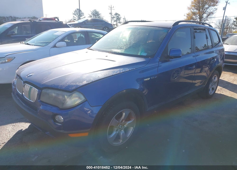 2007 BMW X3 3.0SI VIN: WBXPC93467WF04316
