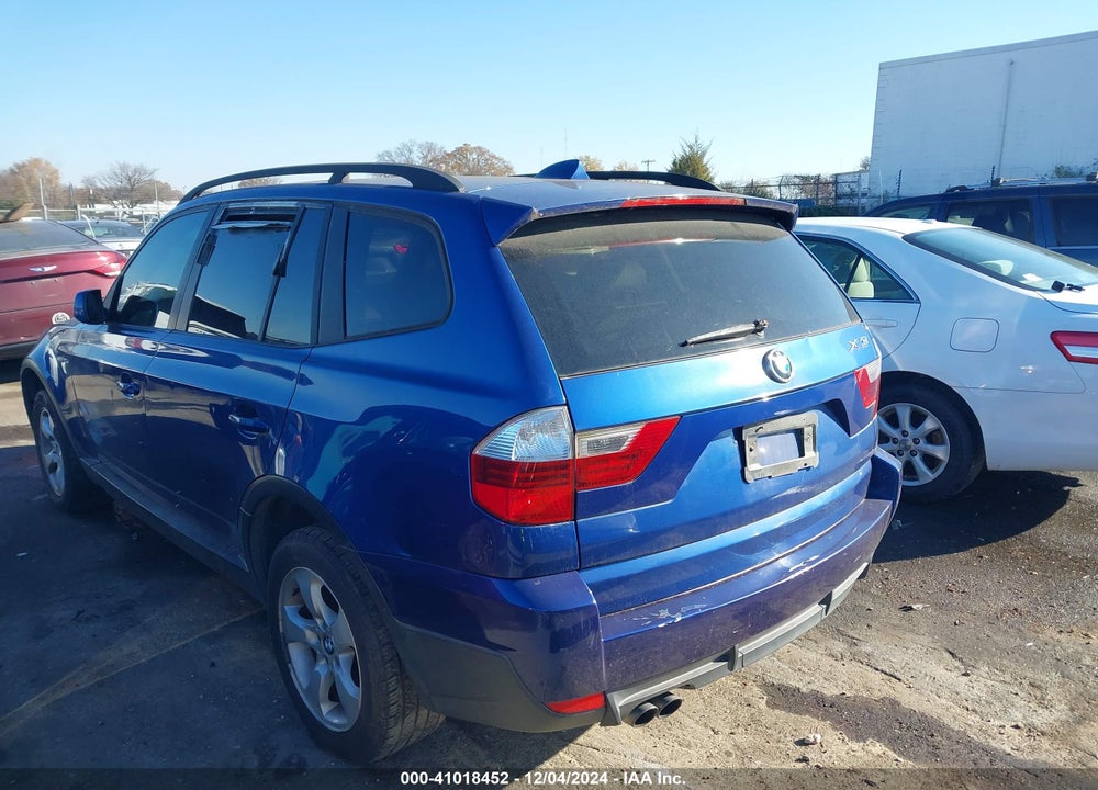 2007 BMW X3 3.0SI VIN: WBXPC93467WF04316