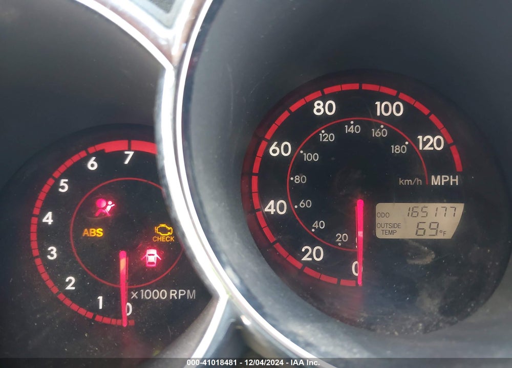 2004 TOYOTA MATRIX/XR VIN: 2T1LR38E64C243635