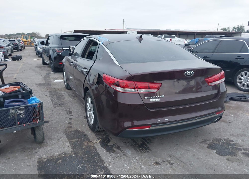 2016 KIA OPTIMA VIN: 5XXGT4L38GG054559