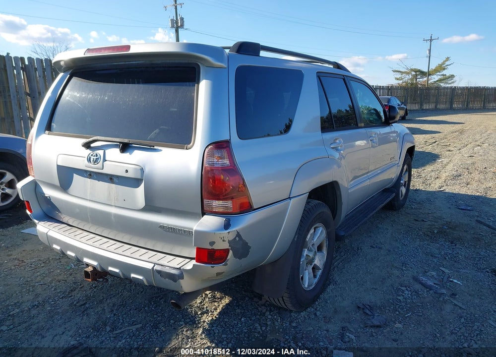 2004 TOYOTA 4RUNNER SR5 V6 VIN: JTEBU14RX40055133