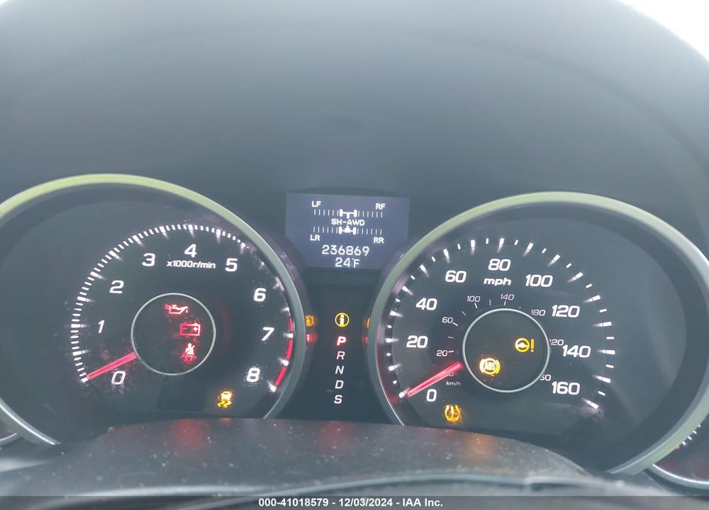 2011 ACURA TL 3.7 VIN: 19UUA9F53BA001003