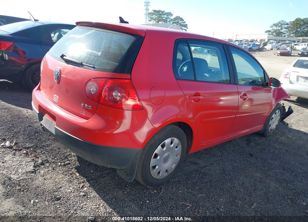 2007 VOLKSWAGEN RABBIT 4-DOOR VIN: WVWDR71K57W018274