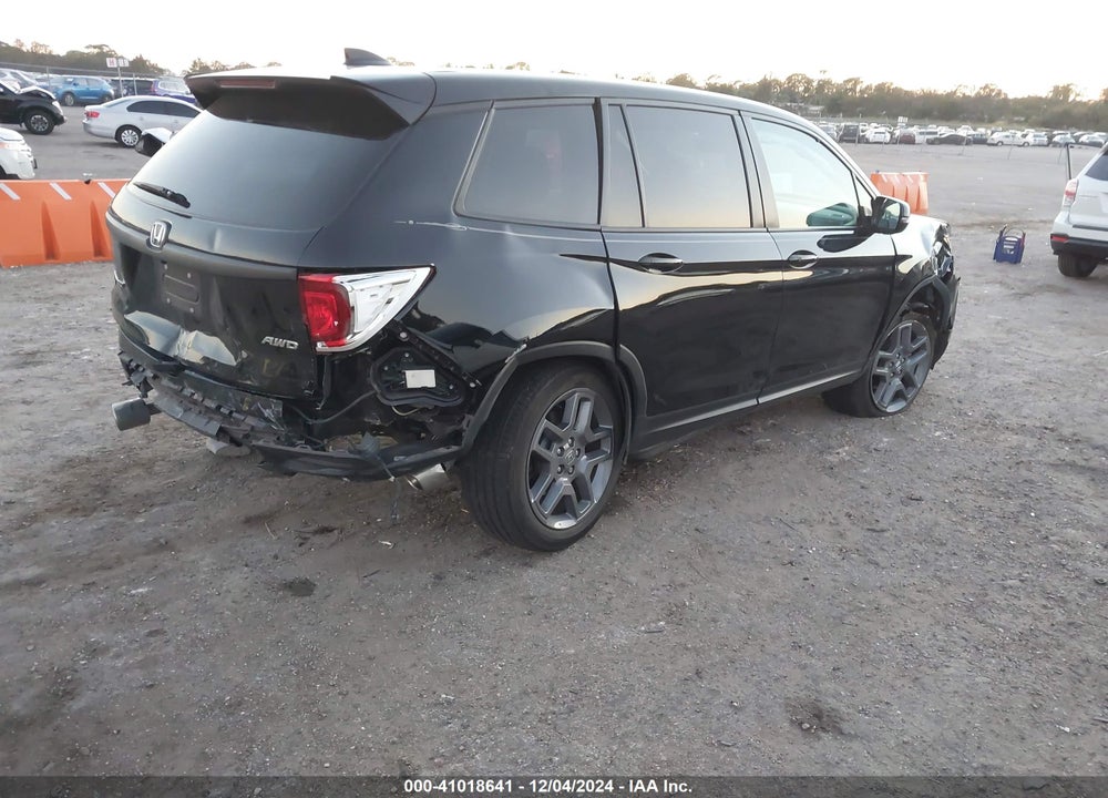 2023 HONDA PASSPORT AWD EX-L VIN: 5FNYF8H57PB027255