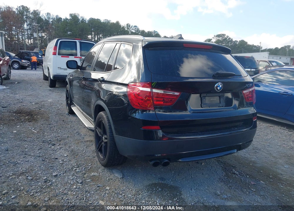 2013 BMW X3 XDRIVE28I VIN: 5UXWX9C57D0D02152