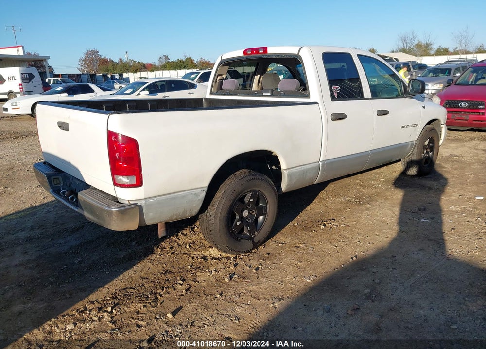 2004 DODGE RAM 1500 SLT/LARAMIE VIN: 1D7HA18NX4S611501