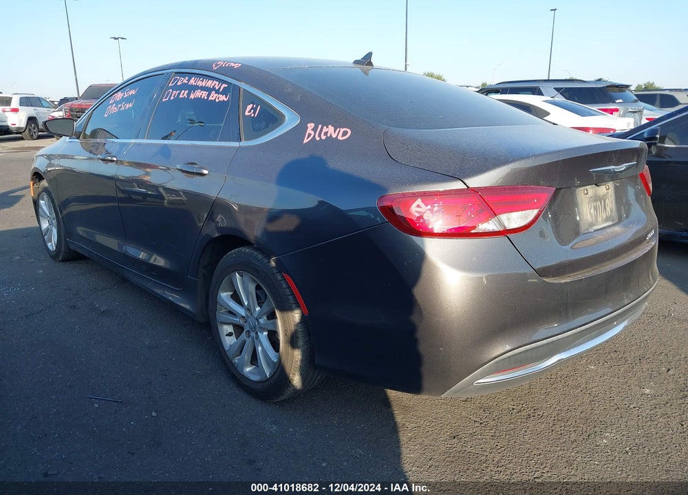 2015 CHRYSLER 200 LIMITED VIN: 1C3CCCAB7FN647999