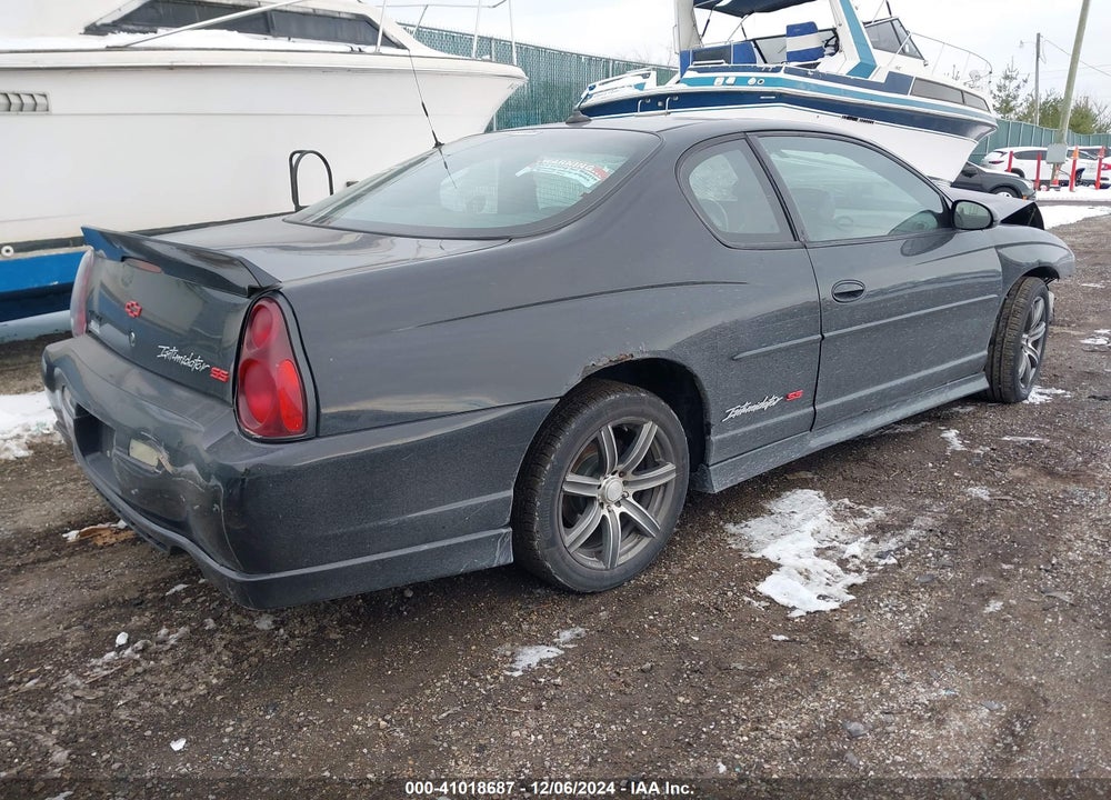 2004 CHEVROLET MONTE CARLO SUPERCHARGED SS VIN: 2G1WZ151249383273