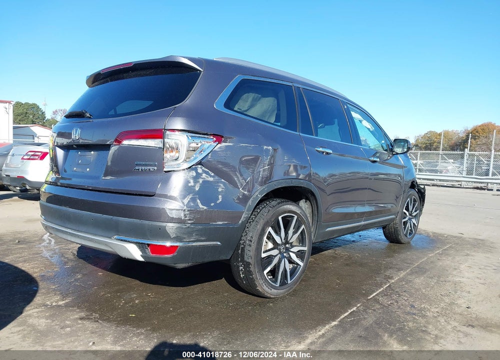 2021 HONDA PILOT AWD TOURING 7 PASSENGER VIN: 5FNYF6H65MB075541