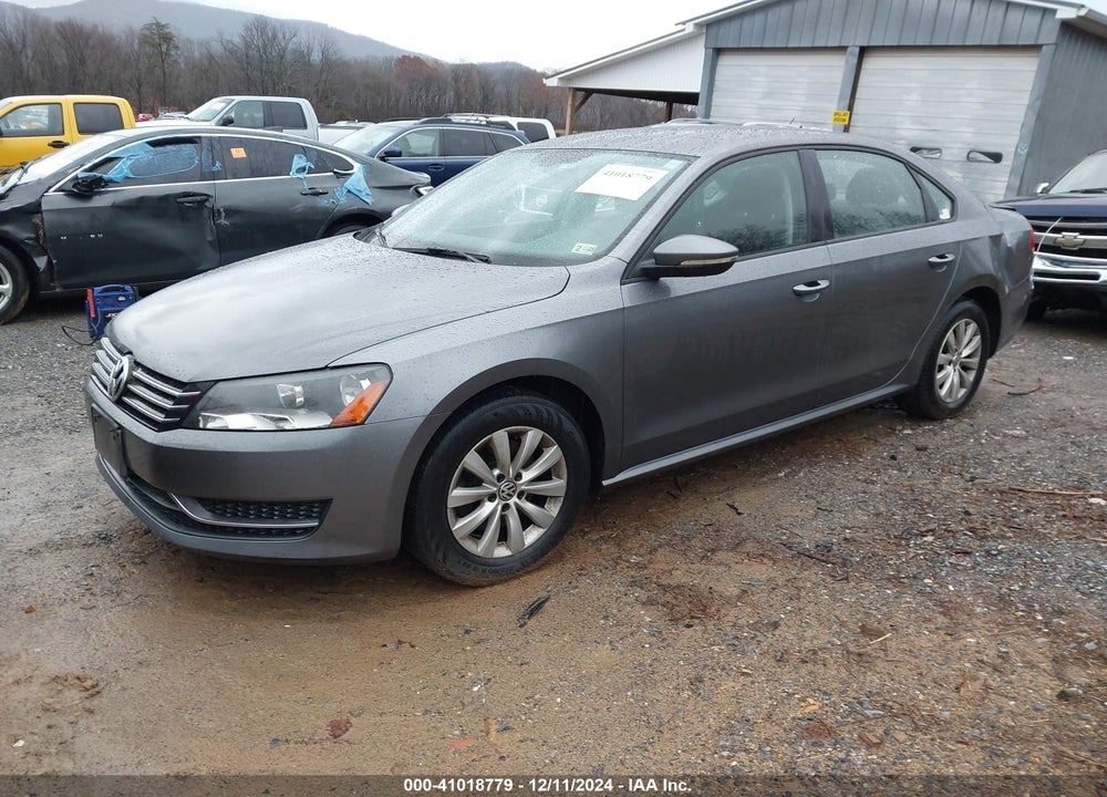 2012 VOLKSWAGEN PASSAT 2.5L S VIN: 1VWAP7A39CC017249