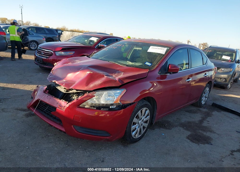 2014 NISSAN SENTRA VIN: 3N1AB7AP7EY293978