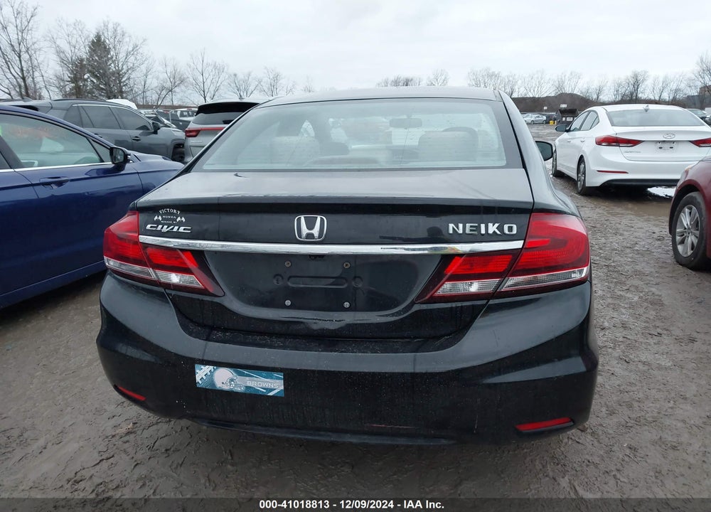 2013 HONDA CIVIC VIN: 19XFB2F80DE088459