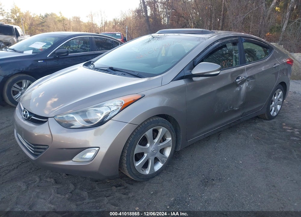 2011 HYUNDAI ELANTRA LIMITED VIN: 5NPDH4AE9BH055855