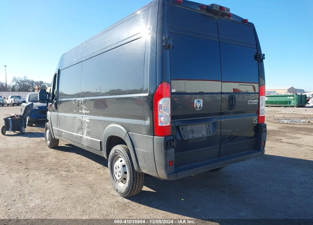 2023 RAM PROMASTER 2500 HIGH ROOF 159 WB VIN: 3C6LRVDG2PE594316