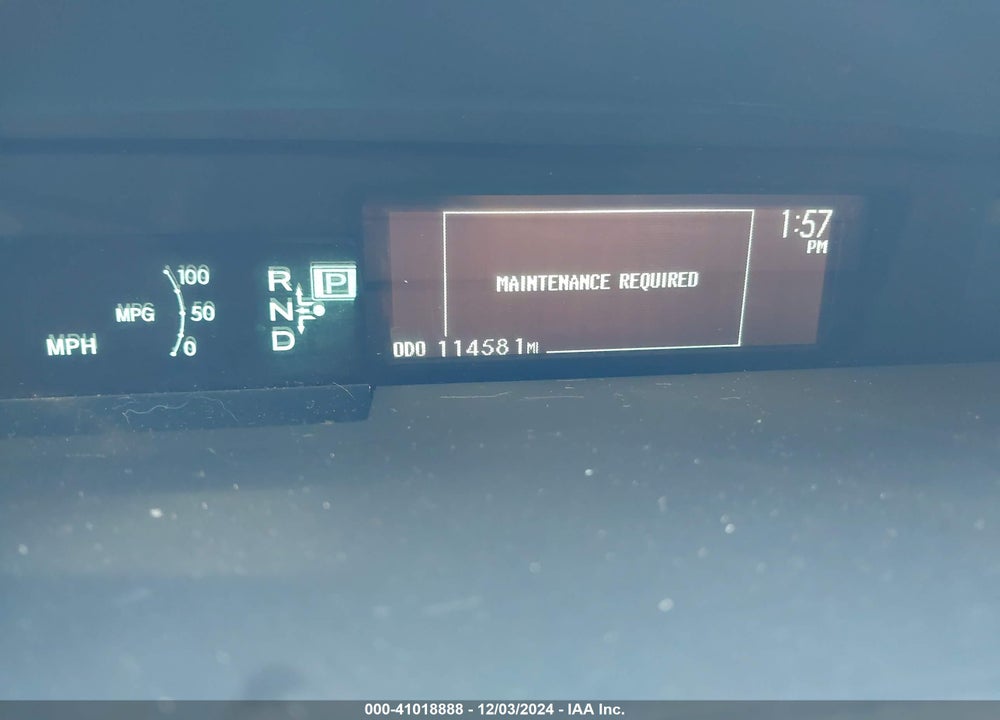 2012 TOYOTA PRIUS TWO VIN: JTDKN3DU3C5411926