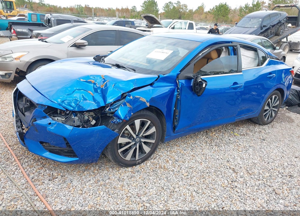 2022 NISSAN SENTRA SV XTRONIC CVT VIN: 3N1AB8CV9NY299850