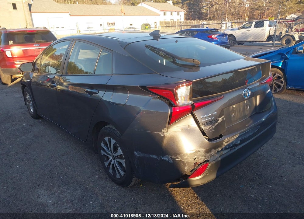 2019 TOYOTA PRIUS VIN: JTDL9RFU4K3012817