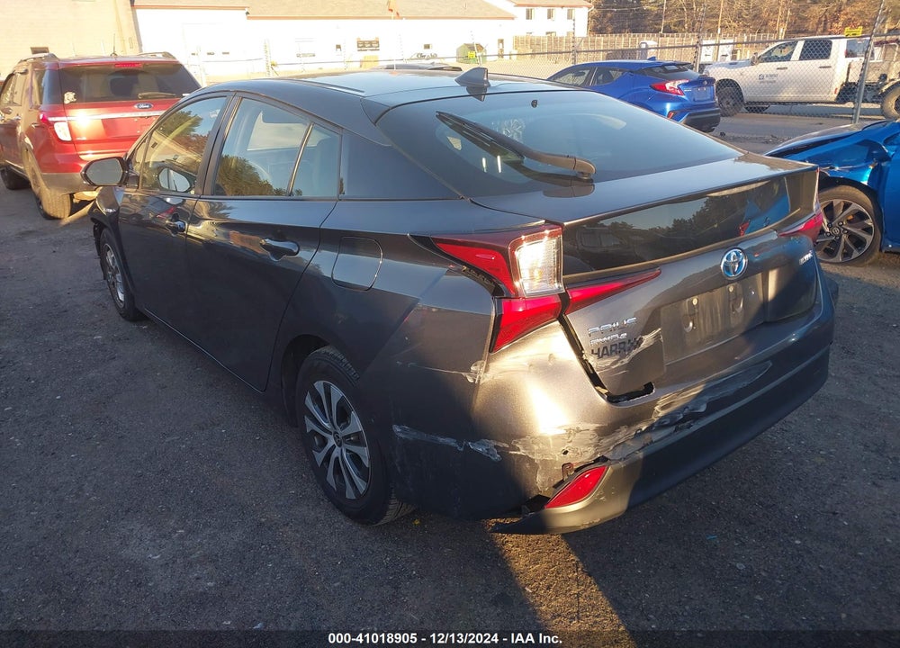 2019 TOYOTA PRIUS VIN: JTDL9RFU4K3012817