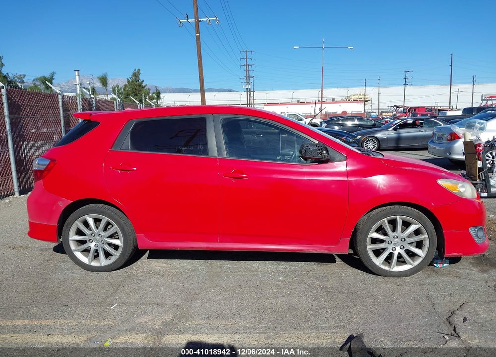 2009 TOYOTA MATRIX XRS VIN: 2T1GE40EX9C005616