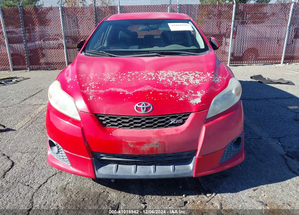 2009 TOYOTA MATRIX XRS VIN: 2T1GE40EX9C005616