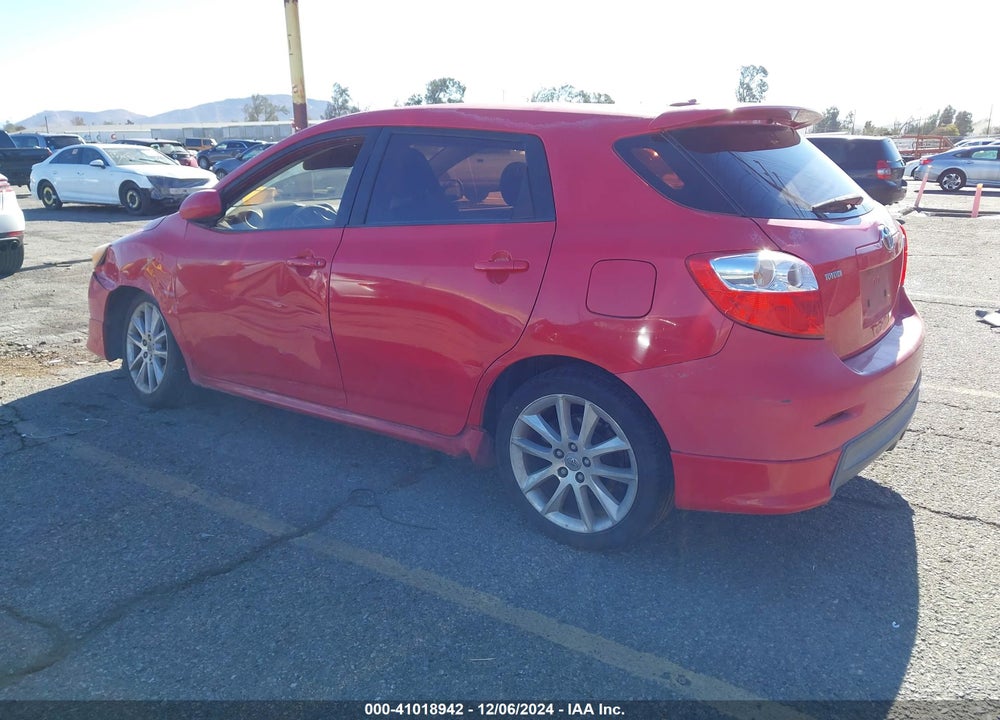 2009 TOYOTA MATRIX XRS VIN: 2T1GE40EX9C005616